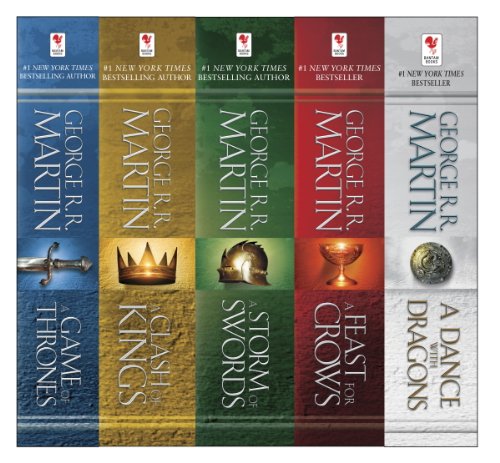 George R. R. Martin's a Game of Thrones 5-Book Boxed Set (Song of Ice and Fire Series): A Game of Thrones, a Clash of Kings, a Storm of Swords, a Feast for Crows, and a Dance With Dragons